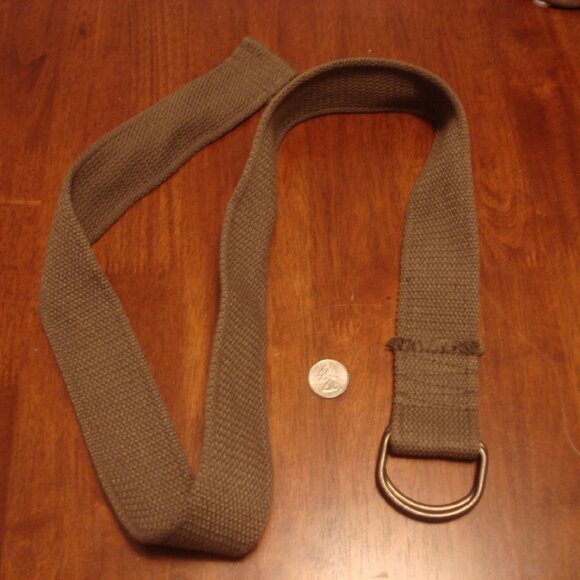 ONE belt cloth olive drab pull tension friction size 34-38 M-L - Picture 1 of 2
